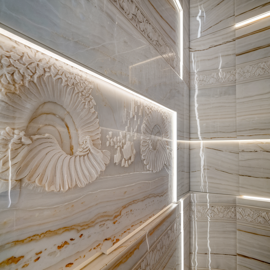 engraving by al amin marbles factory dubai 3